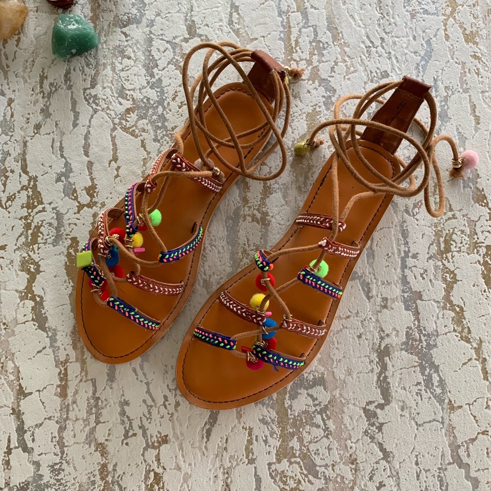 Strapped sandals